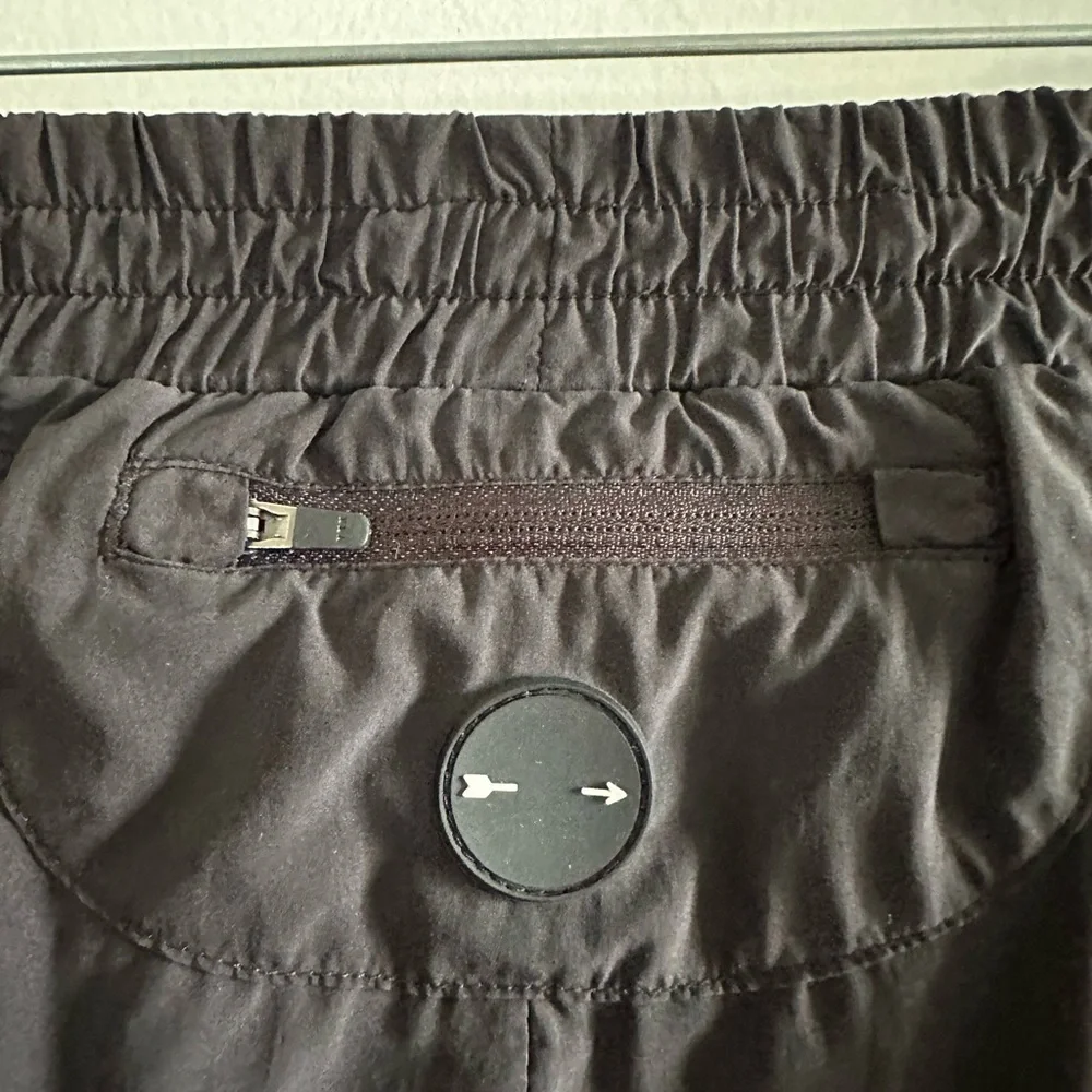 The Upside Black Athletic Lined Running Shorts size 8 EUC